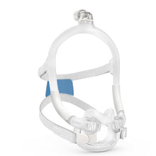 Load image into Gallery viewer, An image of the AirFit F30i Complete Mask System, which includes a headgear, frame, and cushion. The mask is designed for full face coverage.
