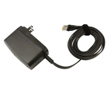 Load image into Gallery viewer, Black power adapter with USB cable on a beige background