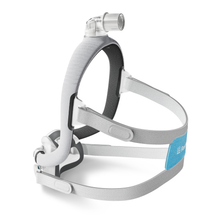 Load image into Gallery viewer, CPAP mask with headgear on a white background