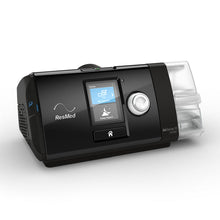 Load image into Gallery viewer, A ResMed AirSense 10 AutoSet CPAP machine with ClimateLineAir heated tubing.