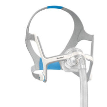 Load image into Gallery viewer, An image of the ResMed AirTouch N20 Complete Mask System, featuring the headgear, frame system, and cushion.
