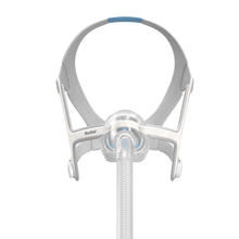 Load image into Gallery viewer, An image of the ResMed AirTouch N20 Complete Mask System, featuring the headgear, frame system, and cushion.