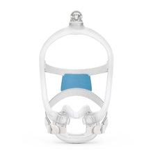 Load image into Gallery viewer, An image of the AirFit F30i Complete Mask System, which includes a headgear, frame, and cushion. The mask is designed for full face coverage.